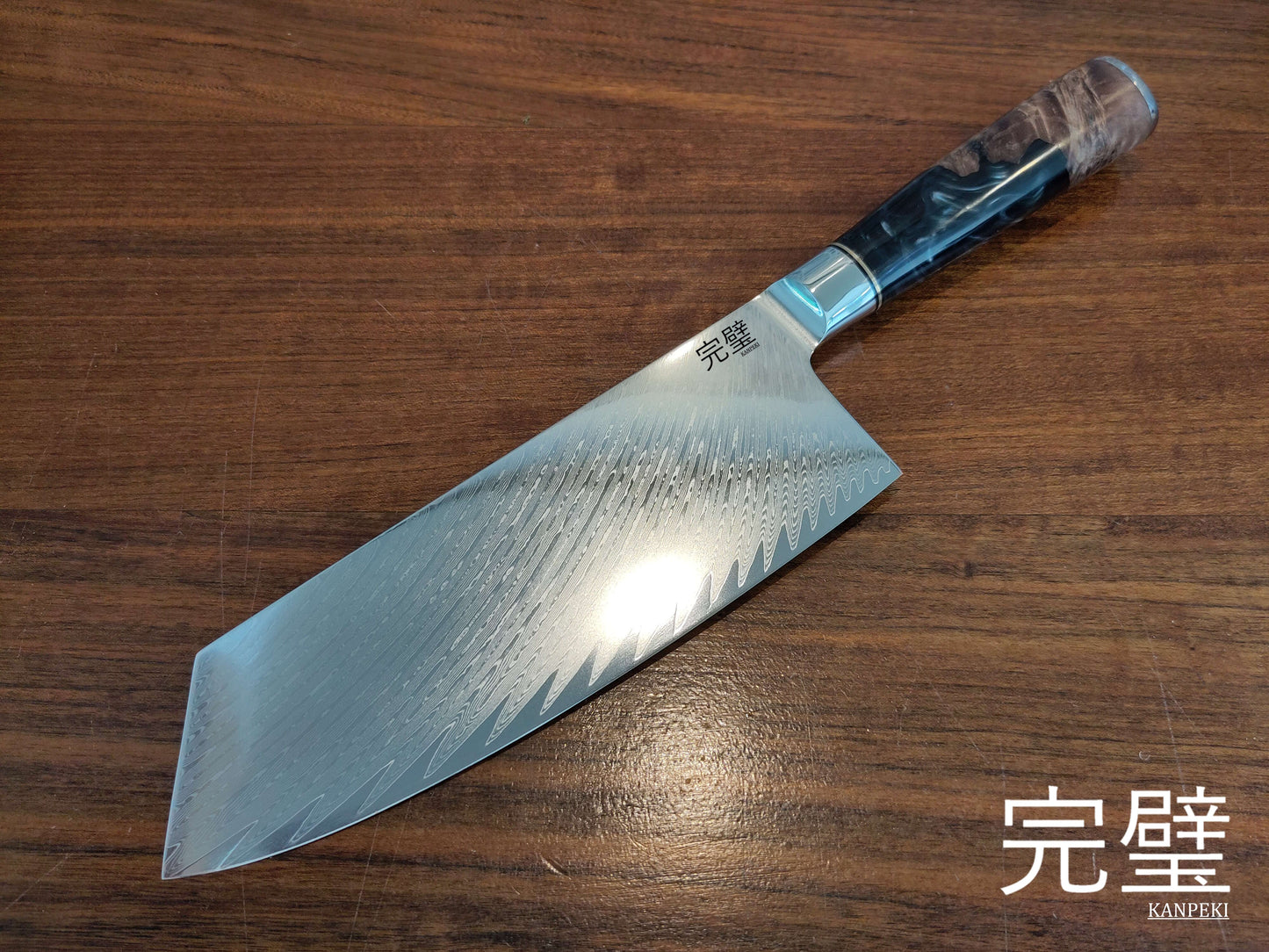 Kanpeki Hakmes – 18 cm Damascus VG10, 61 HRC