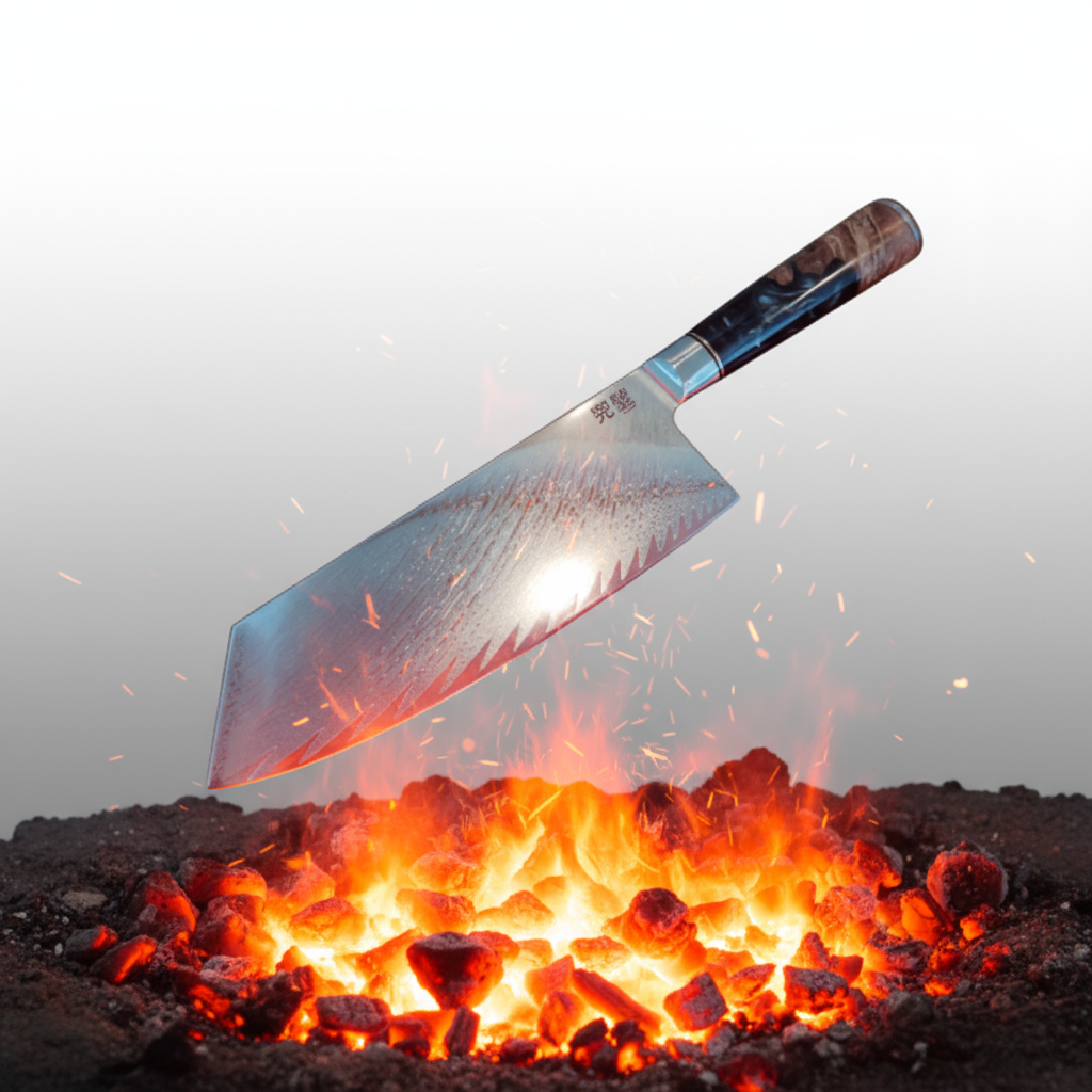 Kanpeki Hakmes – 18 cm Damascus VG10, 61 HRC