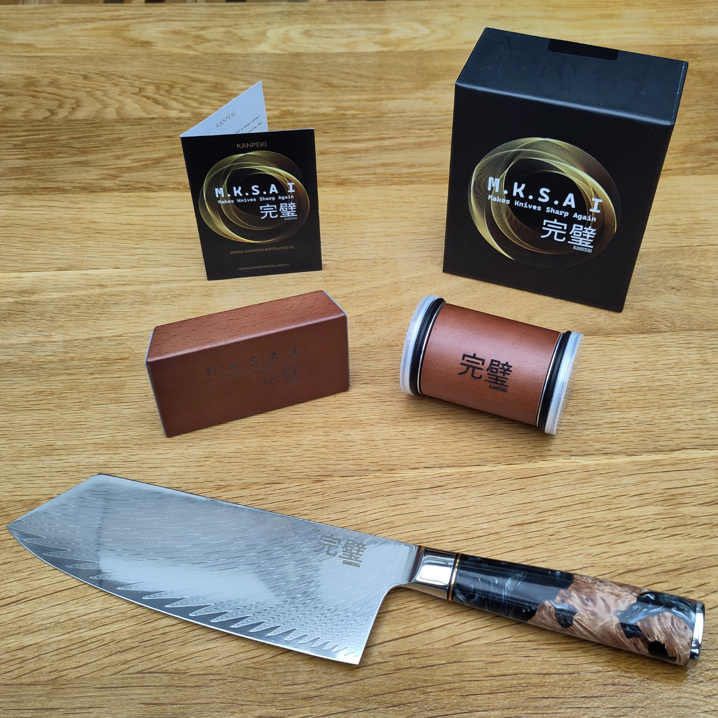 Kanpeki Rollende Messenslijper – Premium Diamant &amp; Keramisch | Incl. 600 en 1000 Korrel