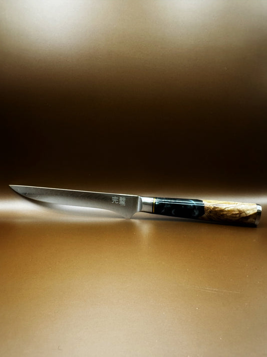 Kanpeki Uitbeenmes – 15 cm Damascus VG10, 61 HRC